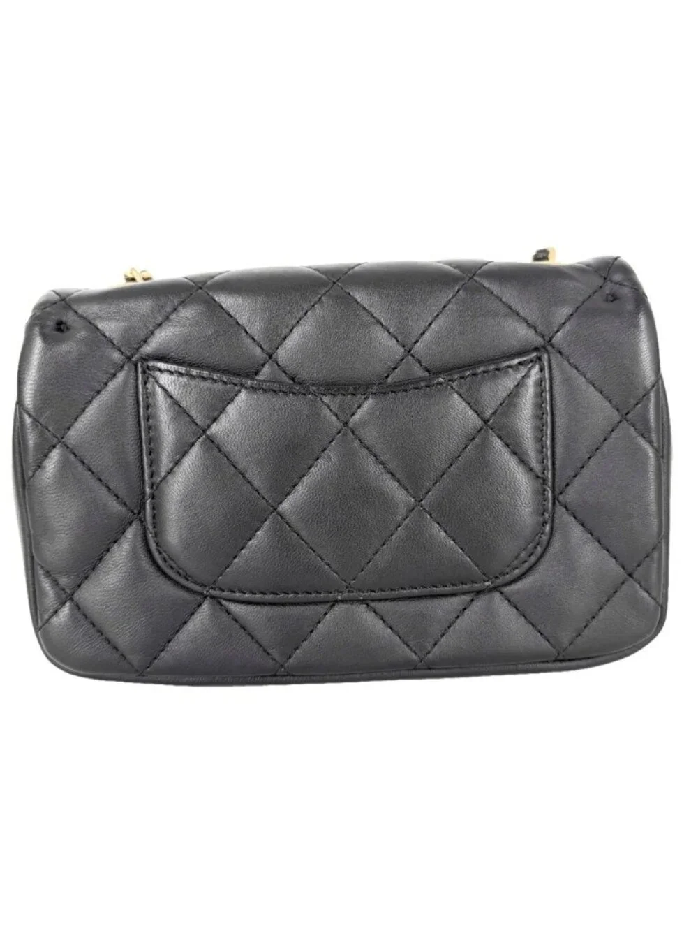 Chanel Shoulder Bag Heart Charm Mini Quilted Chain Turnlock Crossbody Mini CC